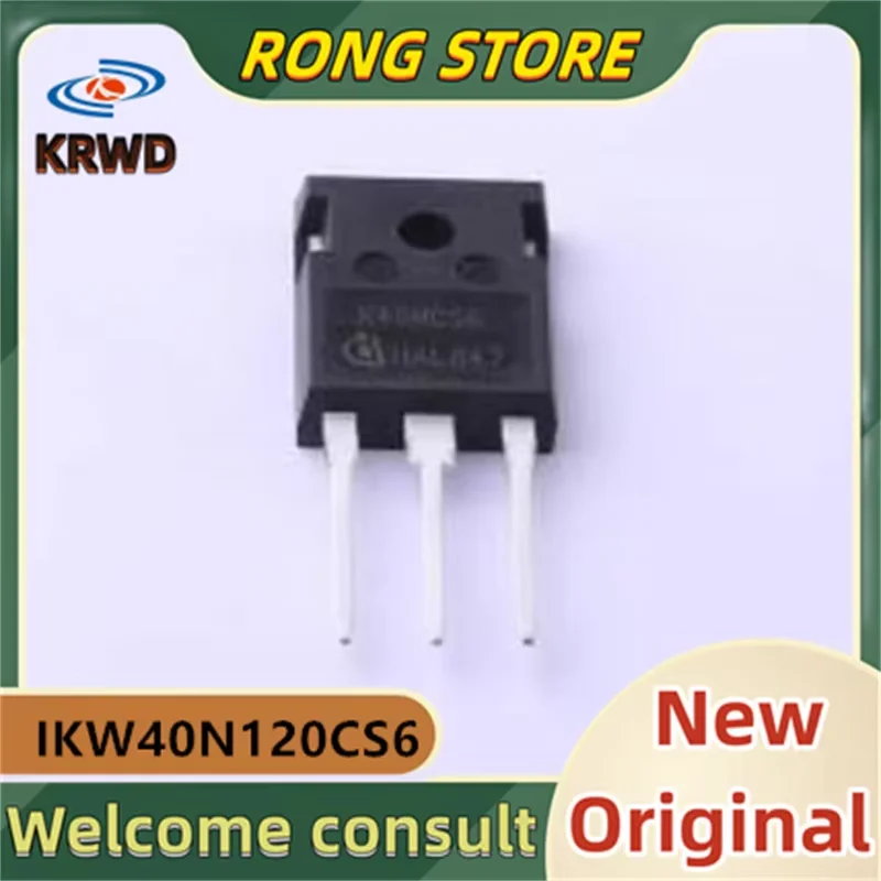 (5PCS) K40MCS6  New and Original Chip IC IKW40N120CS6 IKW40N120 1.2kV/80A TO-247-3