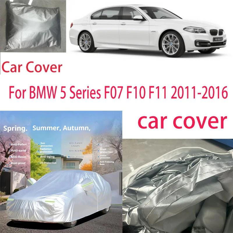 

For BMW 5 Series F07 F10 F11 2011-2016 Car Cover Protection Sunscreen Heat Insulation Dust Resistant Scratch Car Exterior