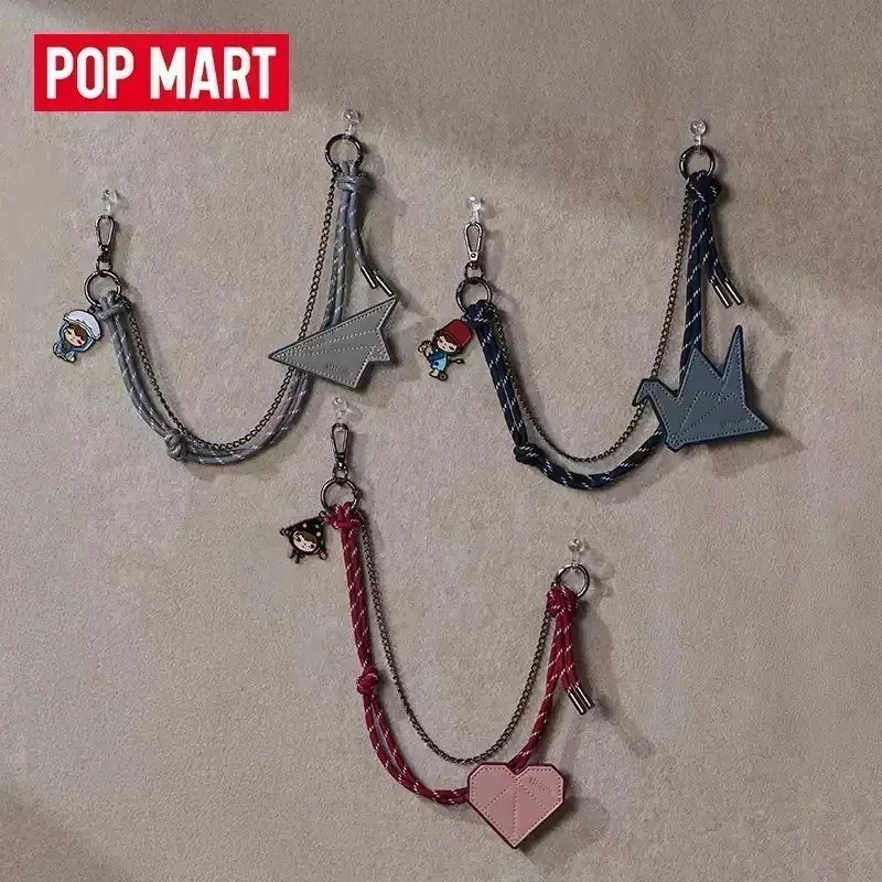 

POP MART Hirono Echo Series Подвеска Mystery Box Подлинная глухая коробка Guess Toys Сумка Орнамент Фигурки Домашний декор Настольные куклы