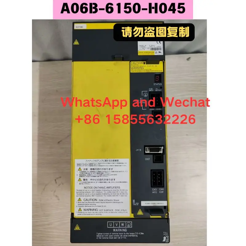 

Б/у драйвер A06B-6150-H045 Функциональный тест ОК