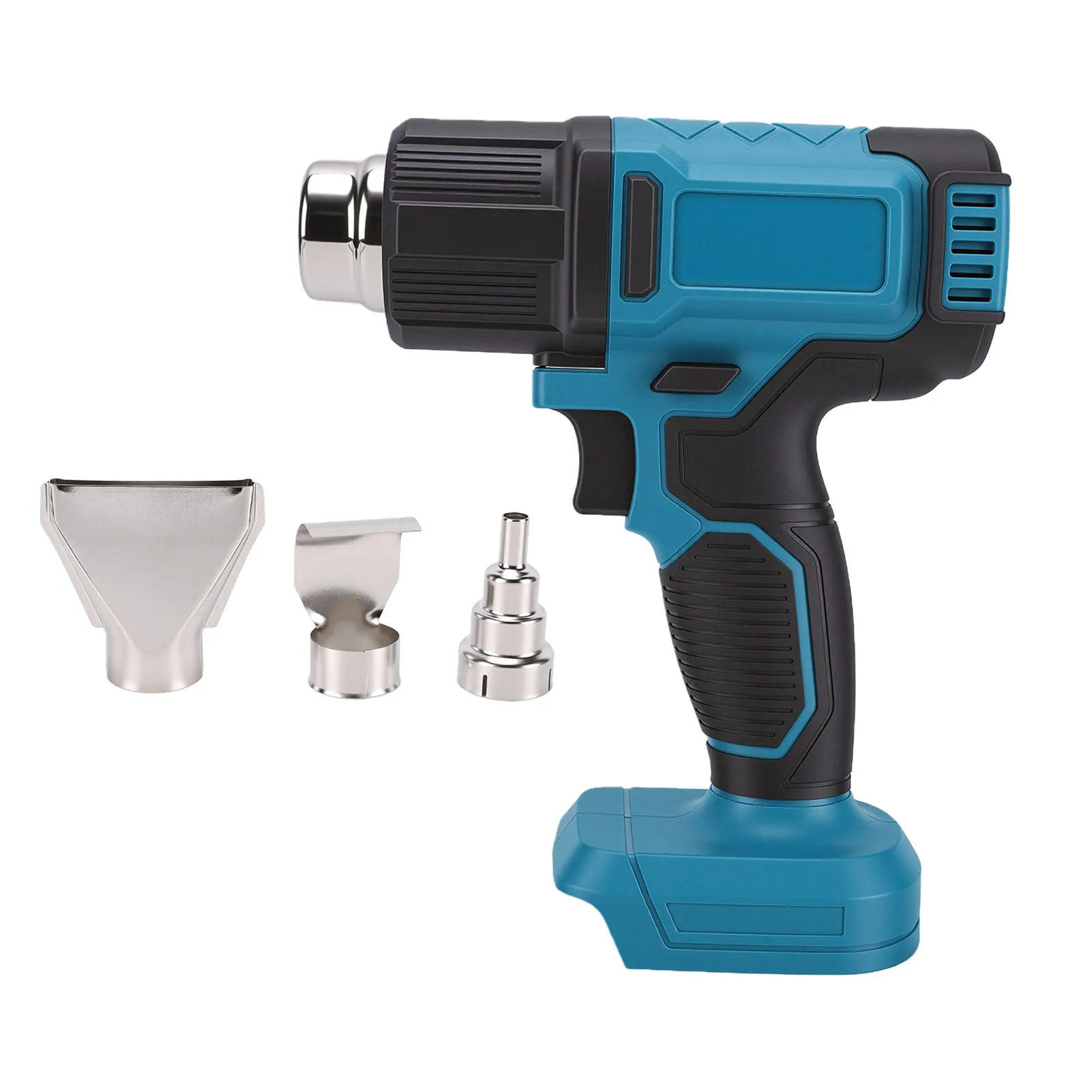 Cordless Heat Gun Fit for Makita 18V Battery Hot Air Gun Digital LCD Display Adjustable Temp Airflow 122℉-1022℉