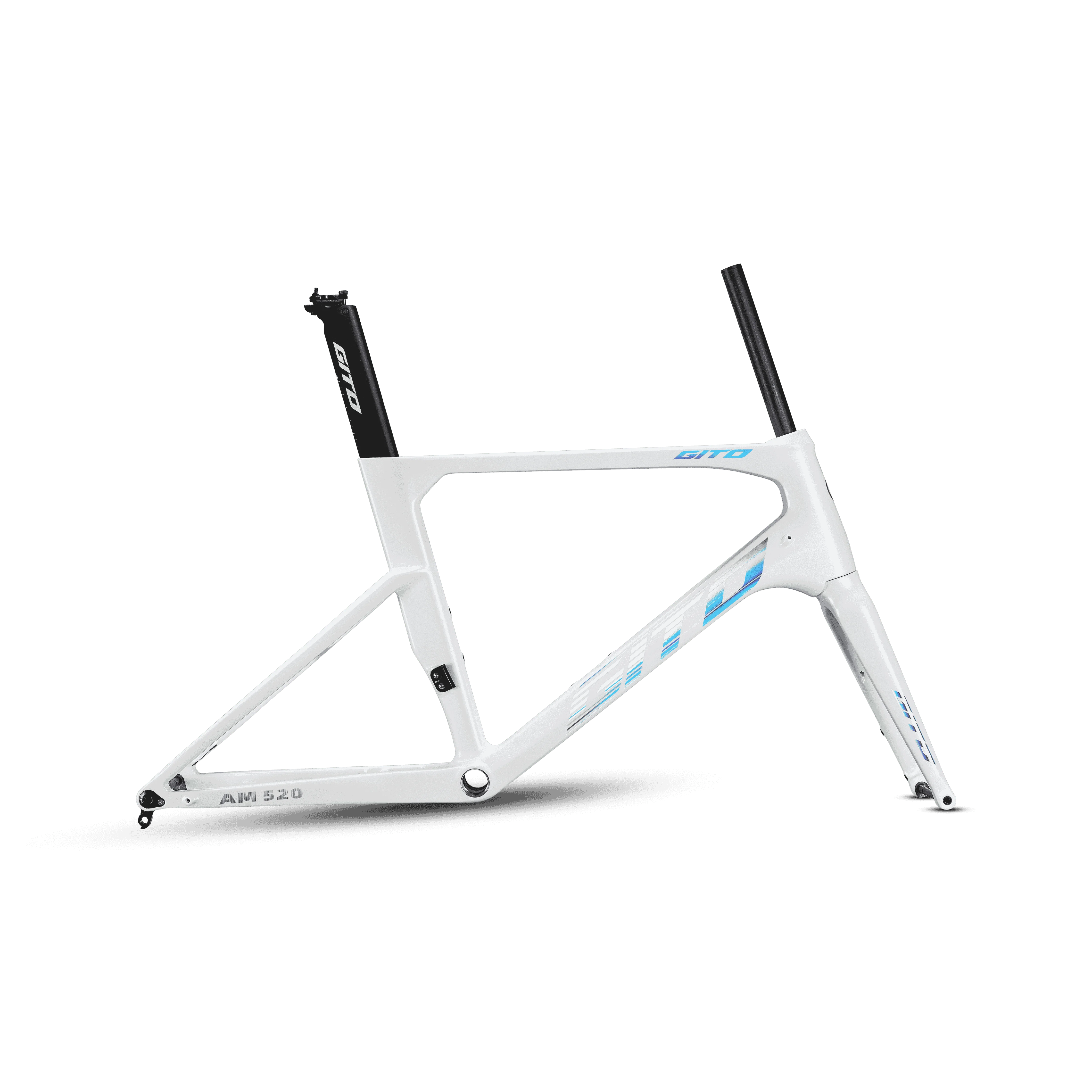 GITO Carbon Fiber Mini Velo Bike Frame for Racing Bicycles Lightweight Cycling Equipment Racing Toray T800 Flat Mount Disc Brake