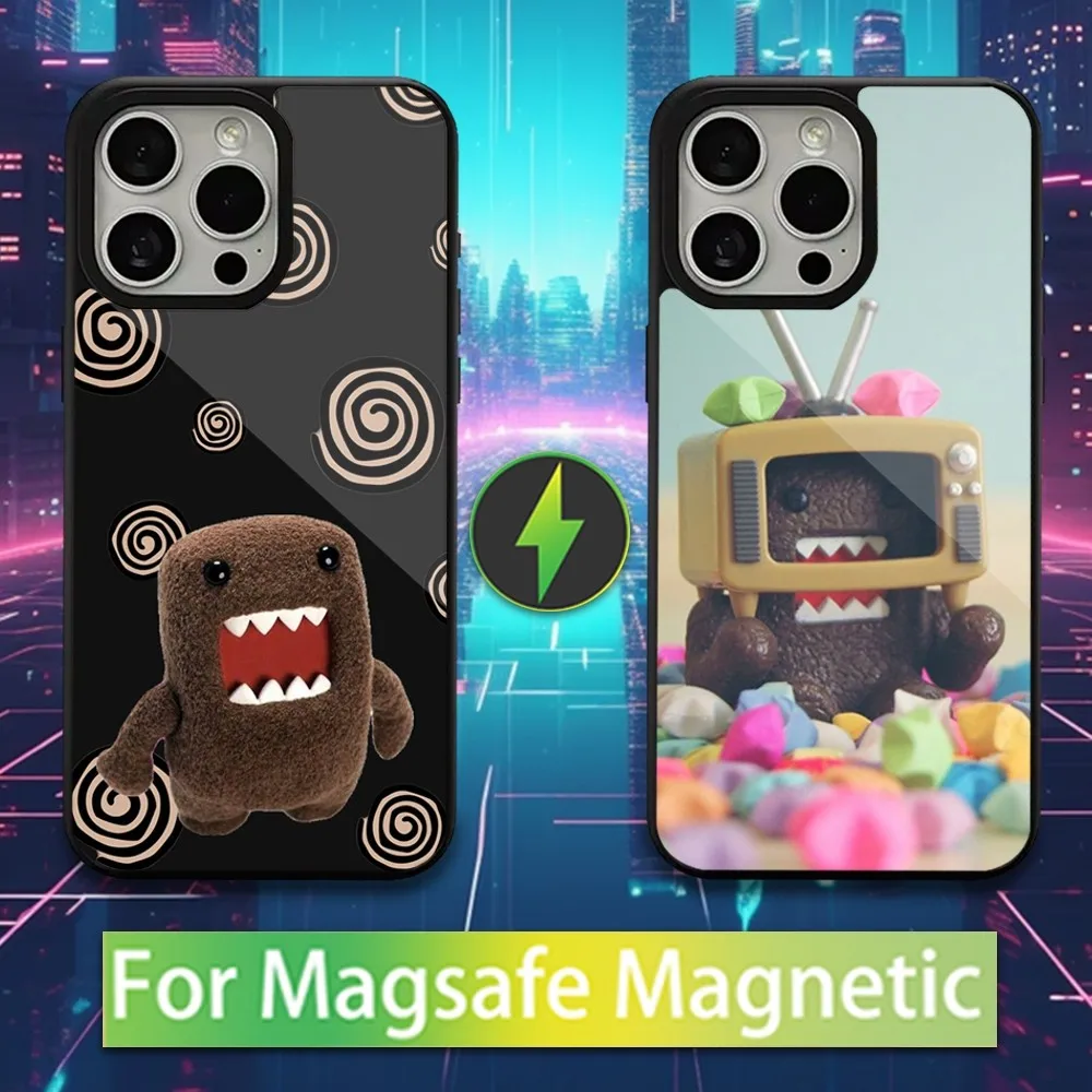 

Cute D-Domo K-Kun Phone Case For iPhone 16,15,14,13,12,11,Pro,Max,Plus,Mini,Magsafe,Magnetic Wireless Charging Case