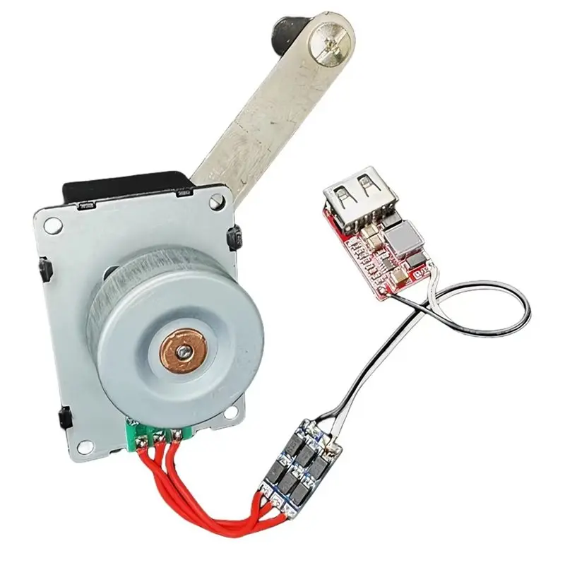 

MAKE-Mini Hand-Cranked Generator Emergency Low-Speed External Rotor High Efficiency Portable Outdoor