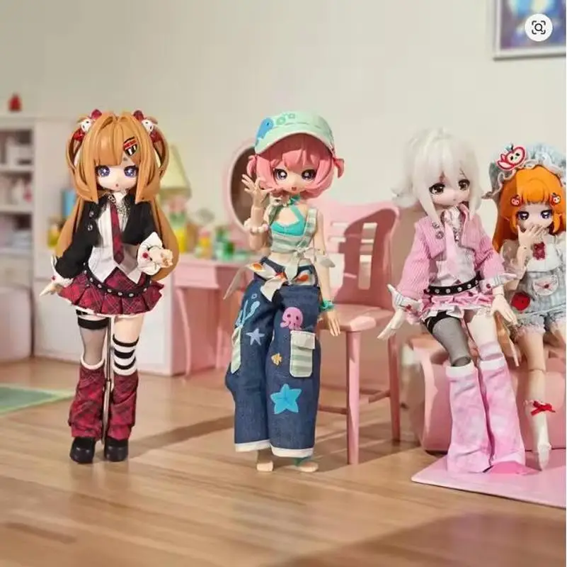 Authentische Rotierende Funkwellen-Blindbox Sonderedition 6 Gelenkige Mystery-Box Dekorationsgeschenk Actionfiguren Spielzeug Geschenke