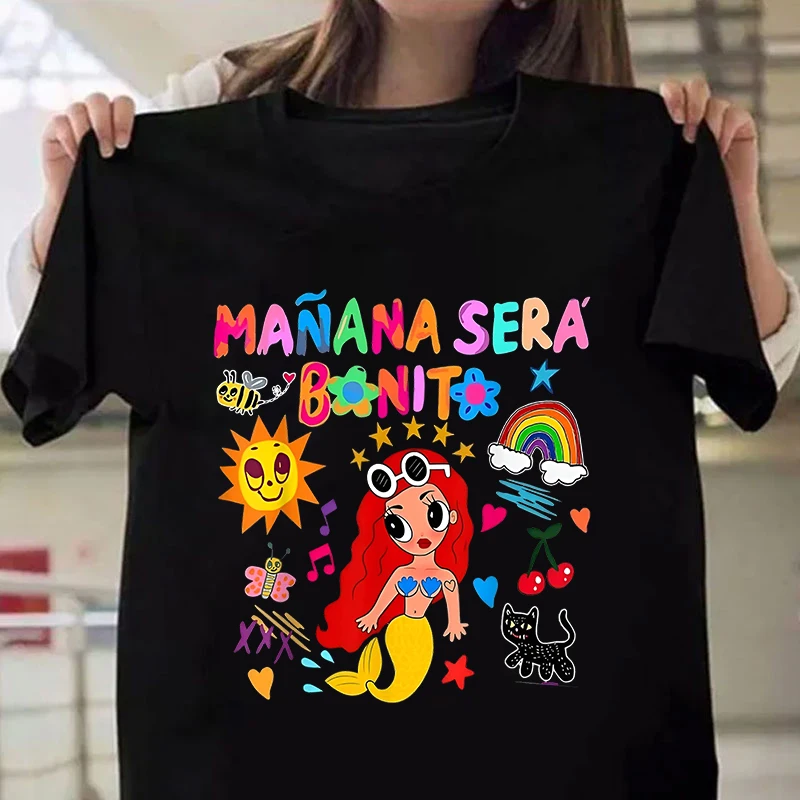 

Fashion Women T-shirt Cute Manana Sera Bonito Print Designed T Shirt Cool Summer Tops Tees