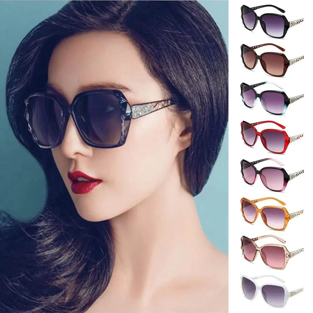 Vintage Square Frame Oversized Sunglasses UV400 Protection Big Frame Sunglasses Streetwear Accessories for Women & Men