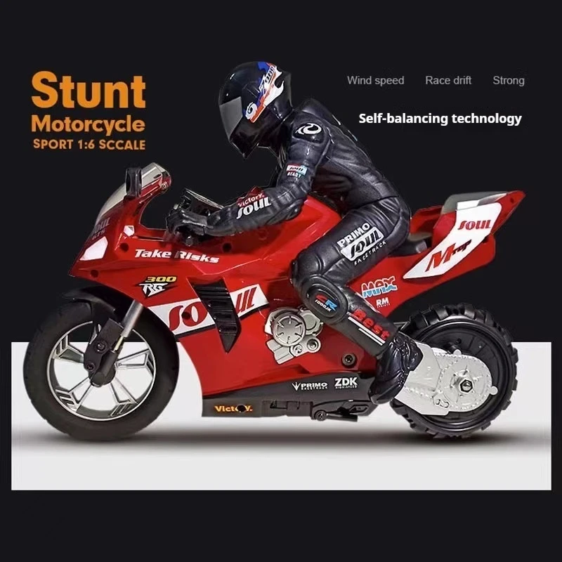 Stunt op afstand bestuurbare motorfiets Drifting Roterende zelfbalancerende concurrerende op afstand bestuurbare motorfiets elektrische speelgoedauto