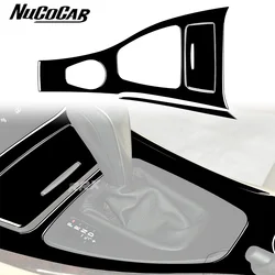 For BMW 3 Series E90 2006-2008 Piano black Central control Gear Shift ashtray panel Car Interior Accessories Decorative Stickers
