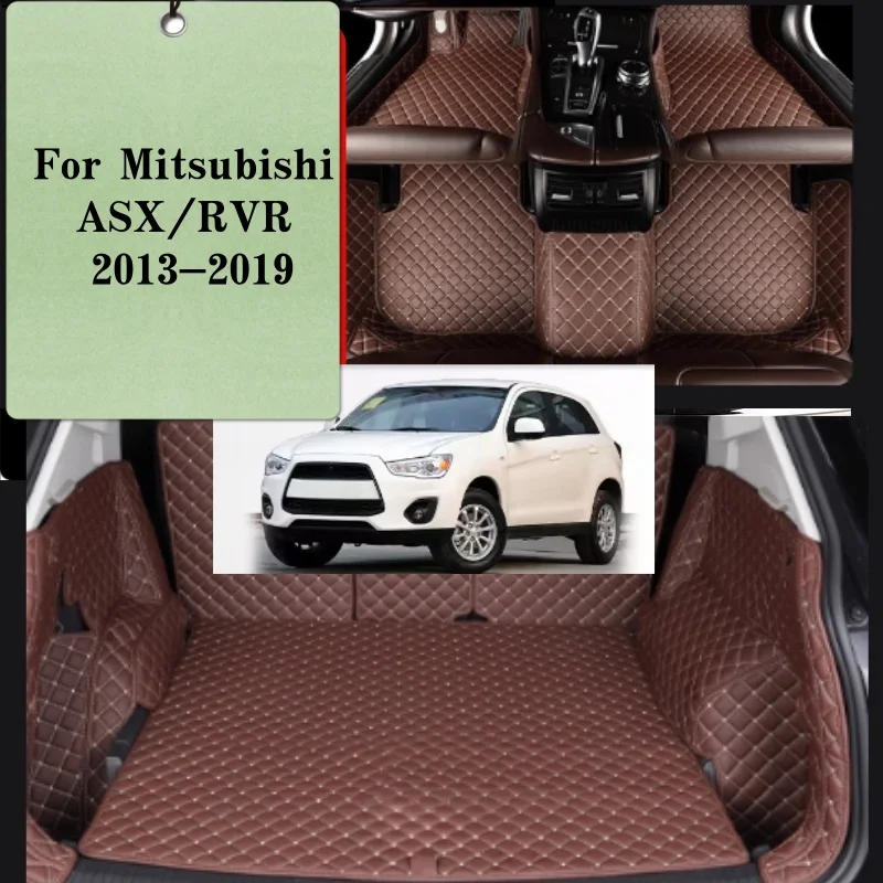 

Car Floor Mats For Mitsubishi ASX/RVR 2013-2019 2014 2015 2016 2017Car Trunk Mat Car Floor Mats Foot Pads Carpet Car Accessories