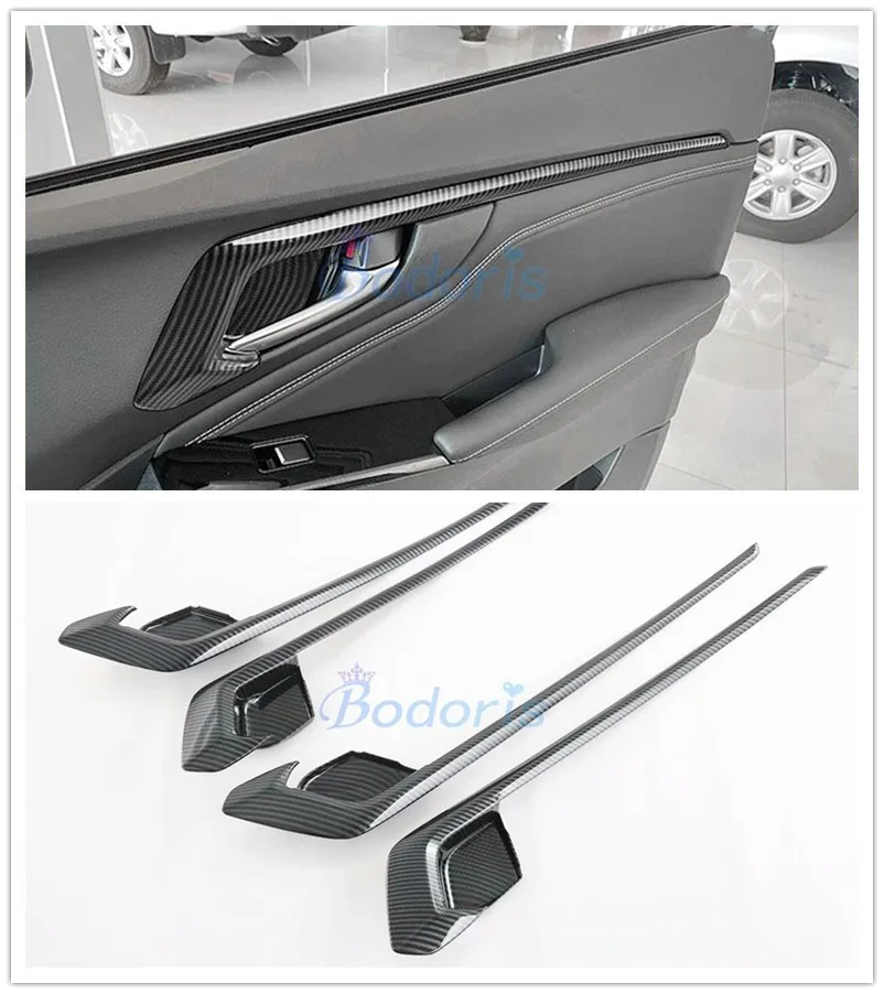 Interior Door Bowl Grab Panes Grab Handle Protective Trims Strips Auto Decor Car Styling For ISUZU DMAX D-MAX D MAX 2021 2022