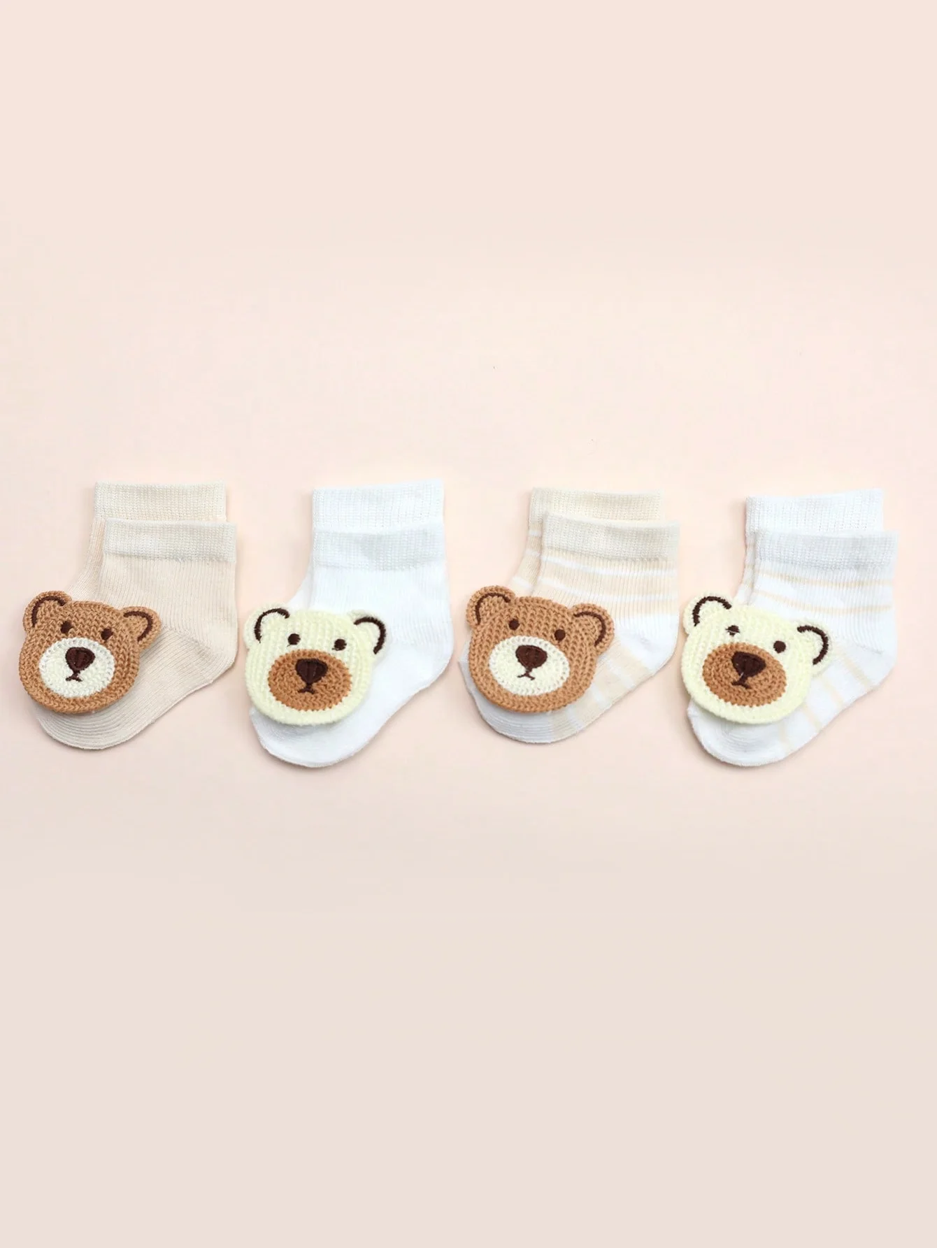4 pares de calcetines finos y  - Unisex Baby Socks Non Slip reseña y precio