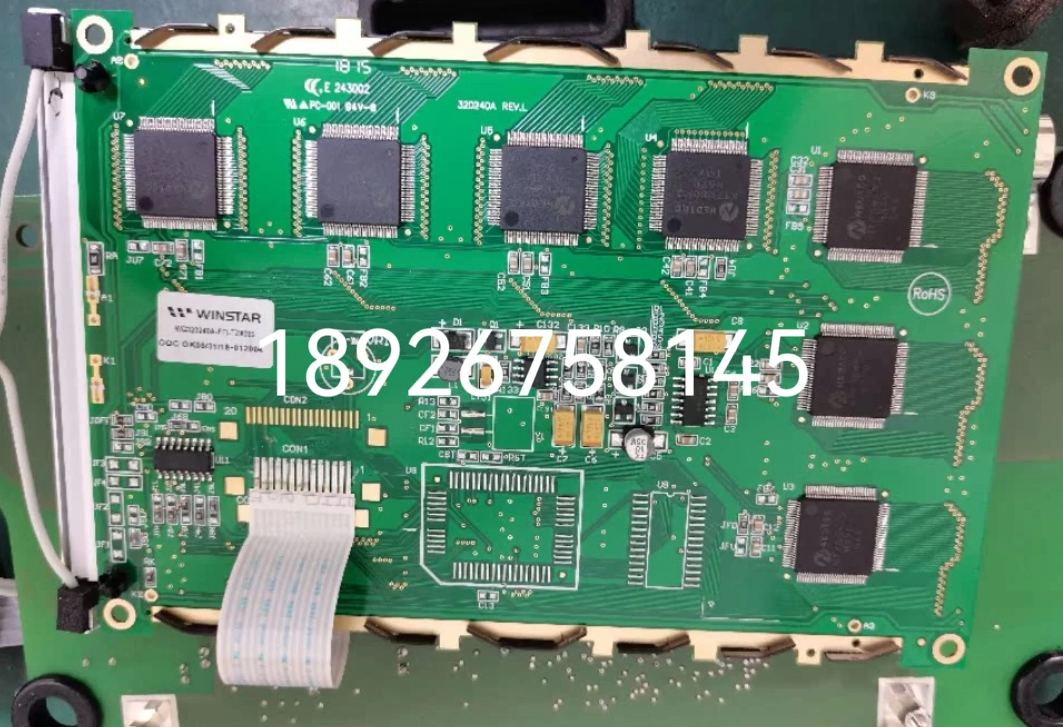 WG320240A-FTI-TZ LCD screen Compatible with WG320240A black LCD screen