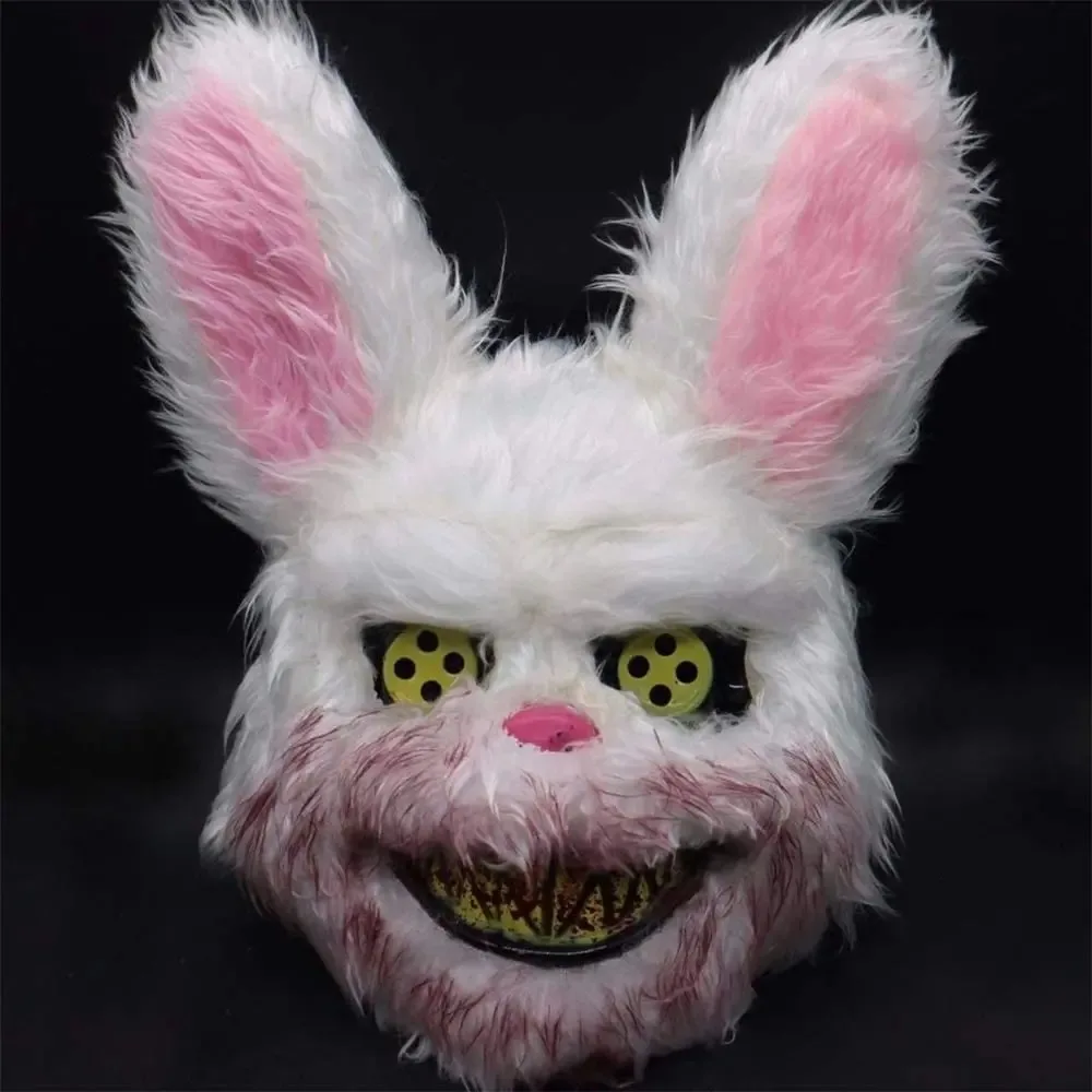 Halloween Horror Bloody Head Cover Mask Rabbit Bear Cosplay Mask Halloween Carnival Costume copricapo puntelli fatti a mano Party Dance