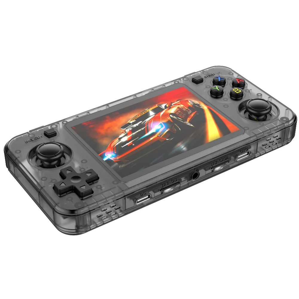 R36H 128GB 3.5-inch IPS Screen Handheld Game Console RK3326 Quad-Core Built-in 30000+ Games Dual Joysticks Linux System 10+
