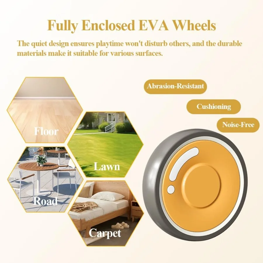 1～3歳向けベビーバランスバイク 静音ホイール ソフトシート 鋭利なエッジなし 幼児用ベビーウォーカー 12～36ヶ月 男の子 女の子 初めての歩行器