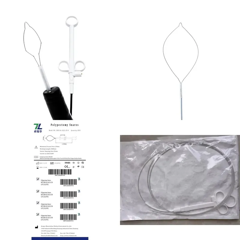 Disposable Gastroenterological Rotatable Polypectomy Snare With MDR CE