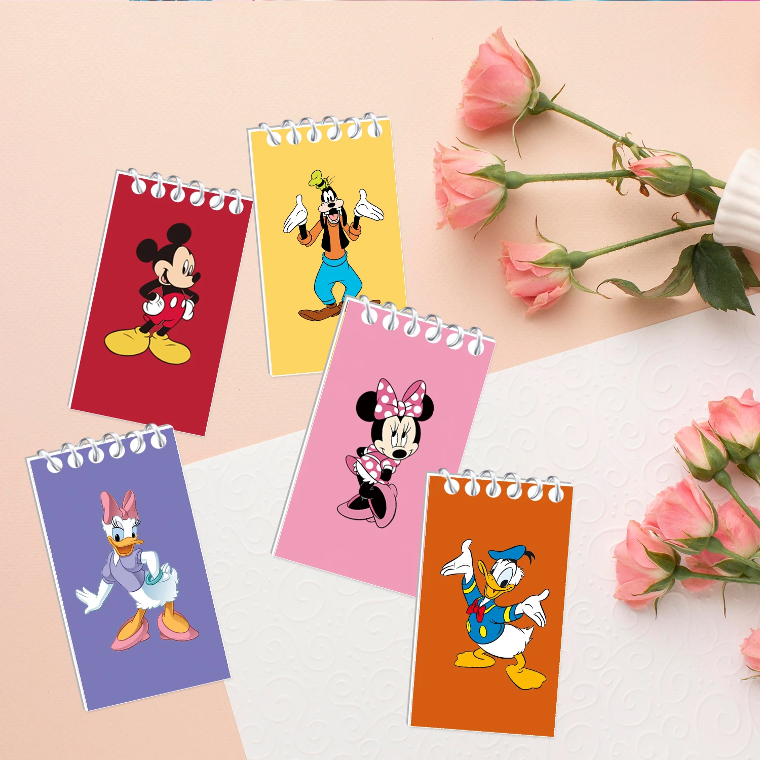 Disney Mickey Spiral Book Coil Notebook Minnie Journal Diary Schedules Daily Plan List Notepad School Favors Supplies Stationery view 5