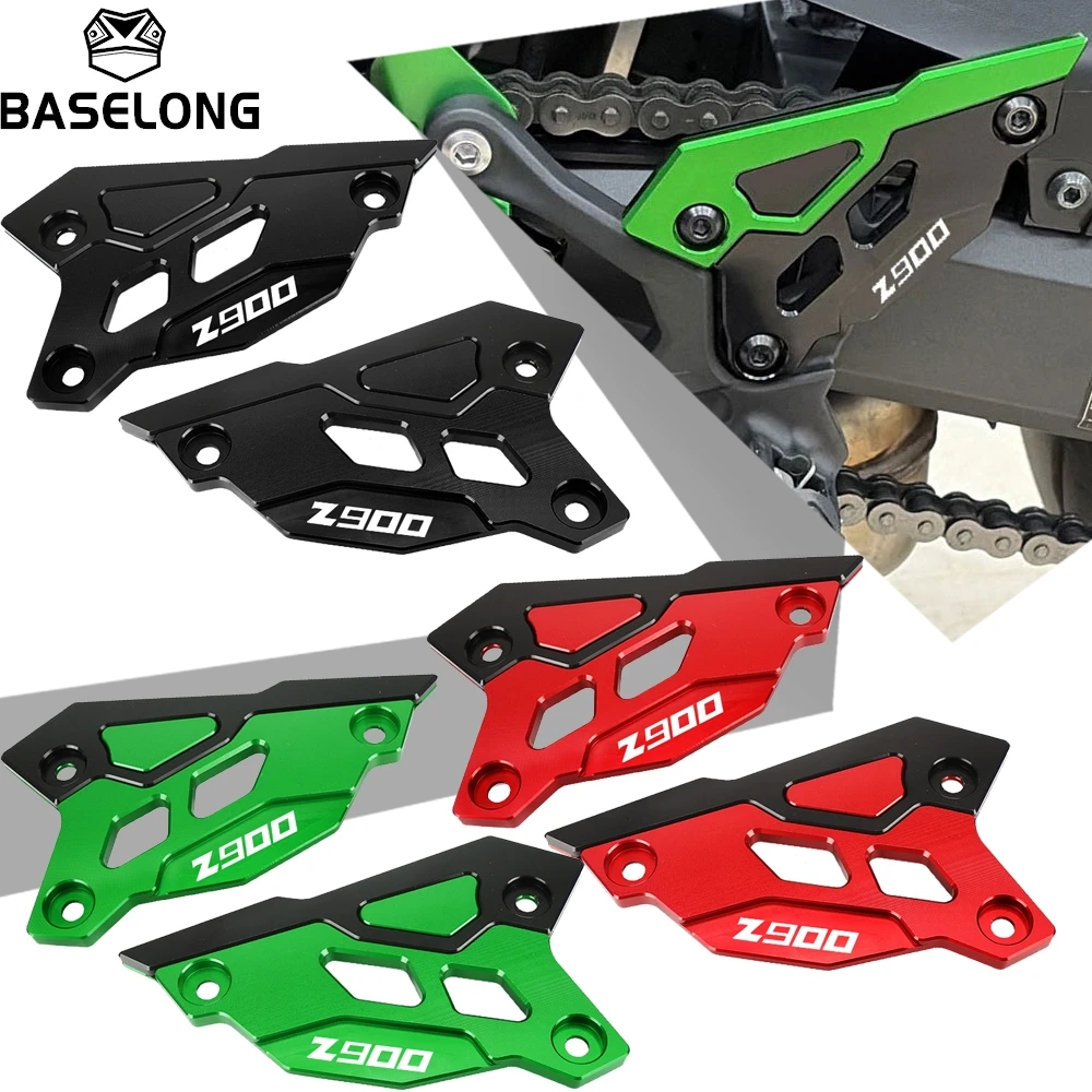 

For Kawasaki Z900 2017-2018-2019-2020-2021-2022-2023-2024-2025-2026 Motorcycle Heel Plates Foot Pedal Guard Rear Pedals Guard