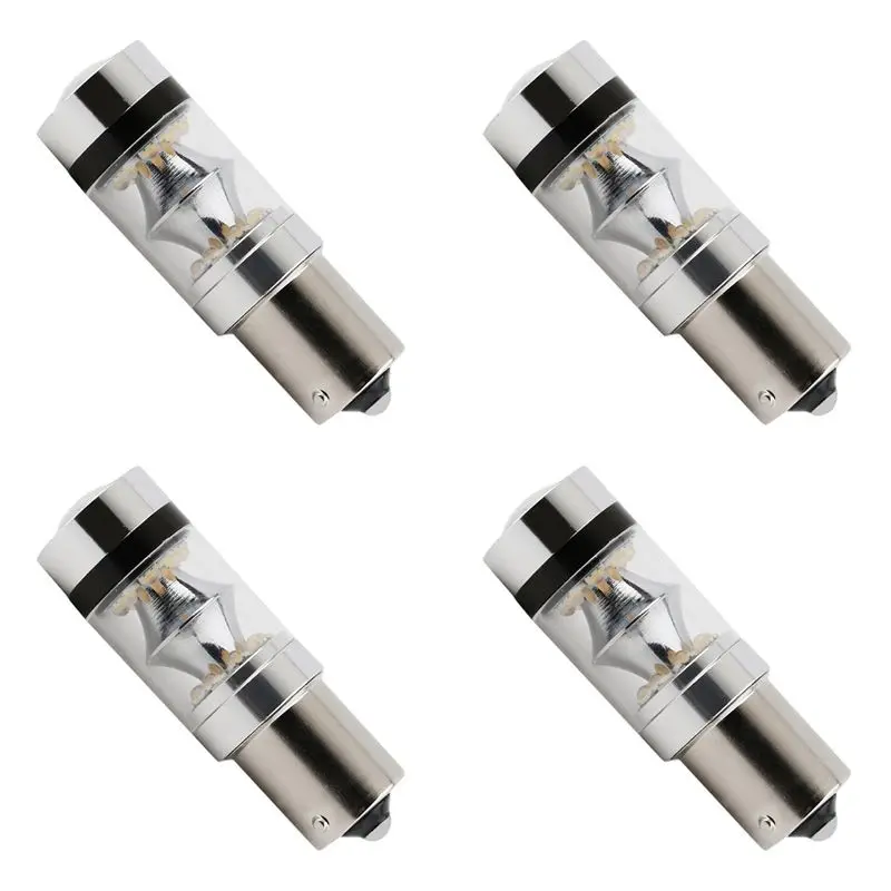4X Super Bright 100W 2000Lm 1156 Led Reverse Vehicle Head Light Driving Light Ma-A74F