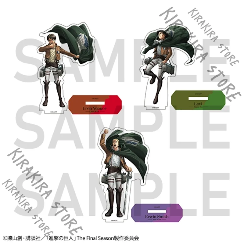 

Erwin Smith Acrylic Standing Sign Genuine Attack on Titan Eren Jaeger Levi Ackerman Ornament Cosplay High Quality Colorful Decor