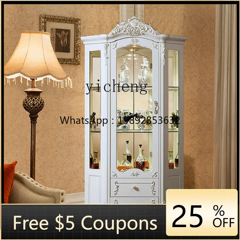 

ZC corner wine cabinet corner living room triangle cabinet dining room dining side sofa corner cabinet