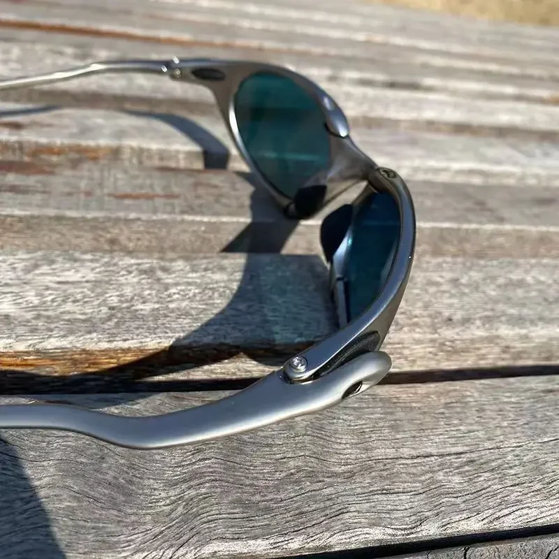 Polarized Metal Frame Cycling Glasses Outdoor Fishing Mountaineering Sunglasses