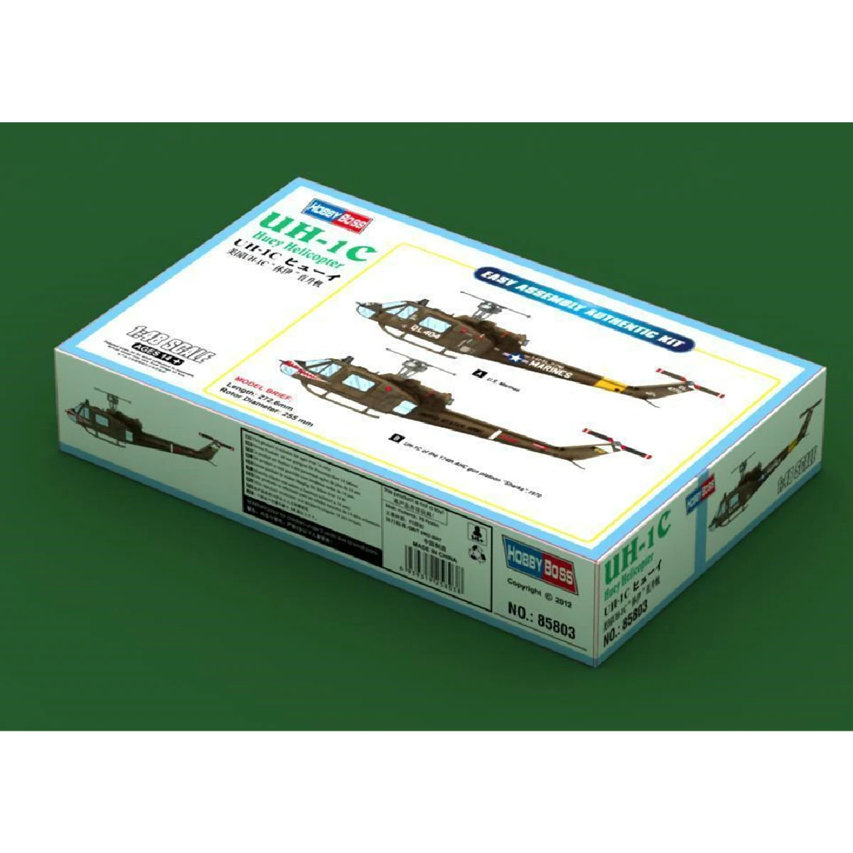 Hobbyboss 85803 1/48  UH-1C Huey Helicopter Model kit