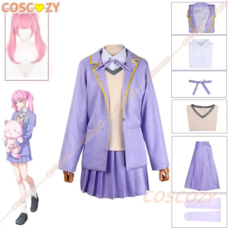 أنيمي لعبة لينك انقر لي تيان شي تأثيري حلي امرأة بنات Jk زي مدرسي شعر مستعار مجموعة للحدث كوميك كون الطرف