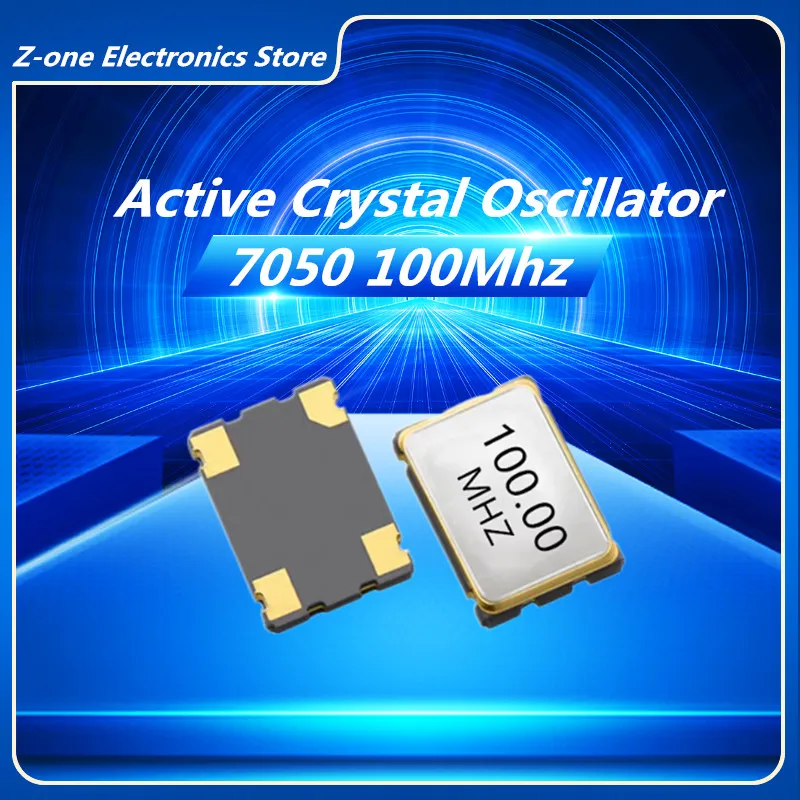 5PCS 7050 5*7mm 4 pins SMD Oscillator 100MHz 100M 100.000mhz  SG7050CBN-100.000MHZ Active Crystal Oscillator