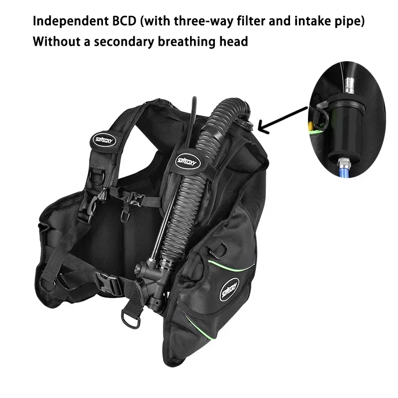 Rucksack Jacket Regulator Buoyancy For Spearfishing Adjustable BCD Wetsuit Vest Pocket Diving Buoyancy Compensator