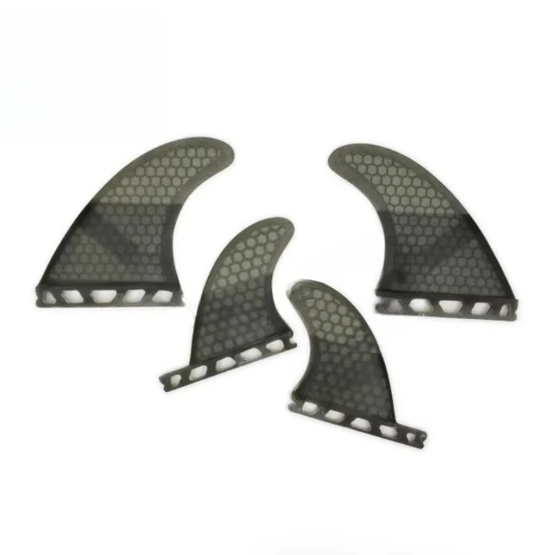 

Fiberglass Single Surfing Fins Quad Set Surfboard Fins