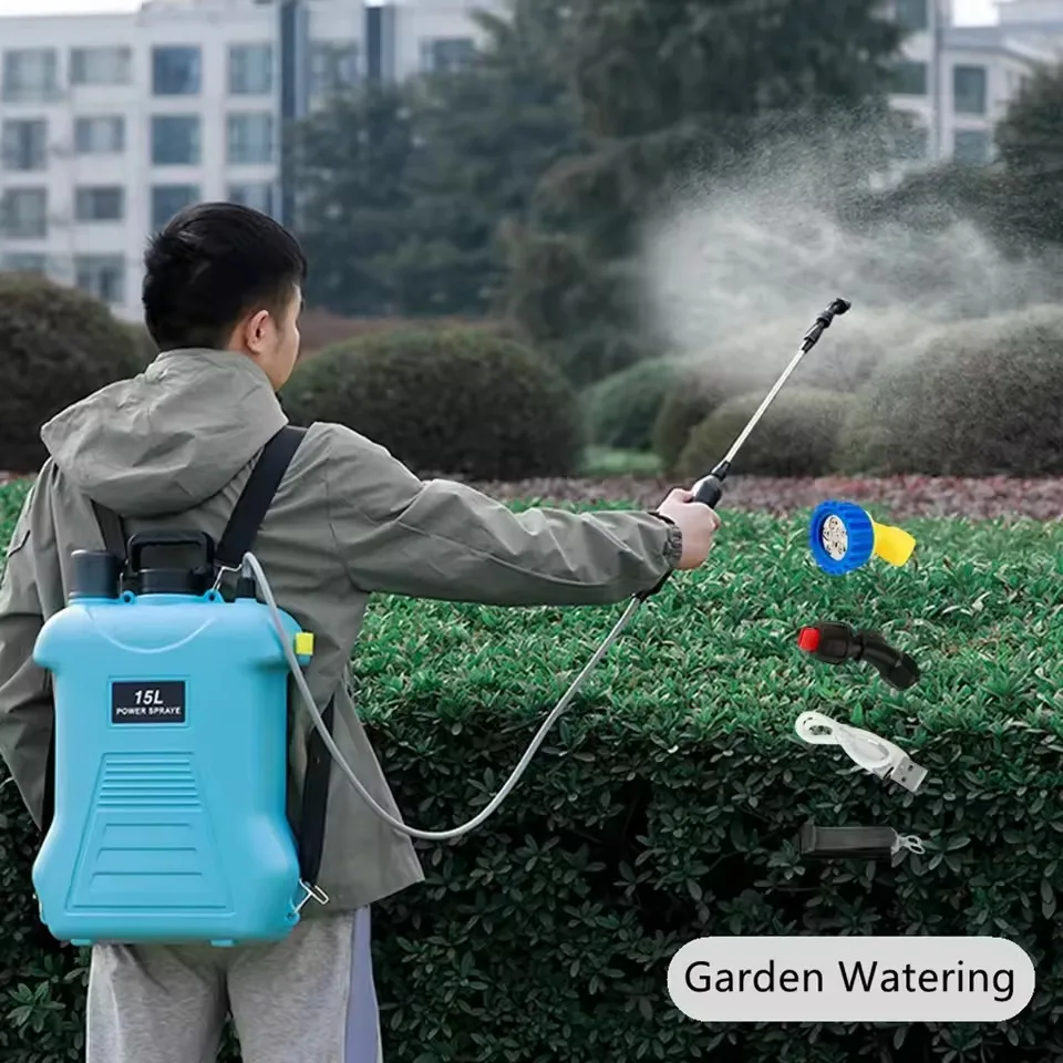 Knapsack electric sprayer Agricultural high pressure sprayer Household flower watering disinfection Pesticide sprayer