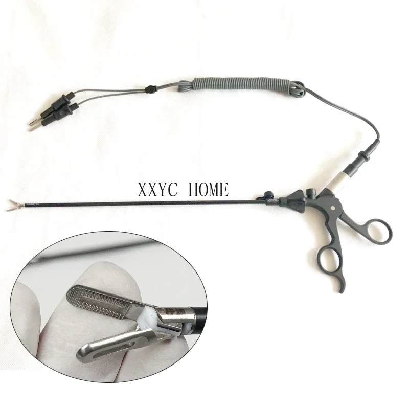 Reusable Laparoscopic Bipolar Coagulation Forceps Endoscopic Bipolar Dissecting Forceps with Cable