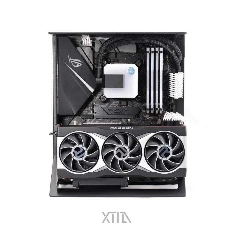 Xproto ATX-V2 XTIA ATX MATX open chassis, small size 16L all aluminum