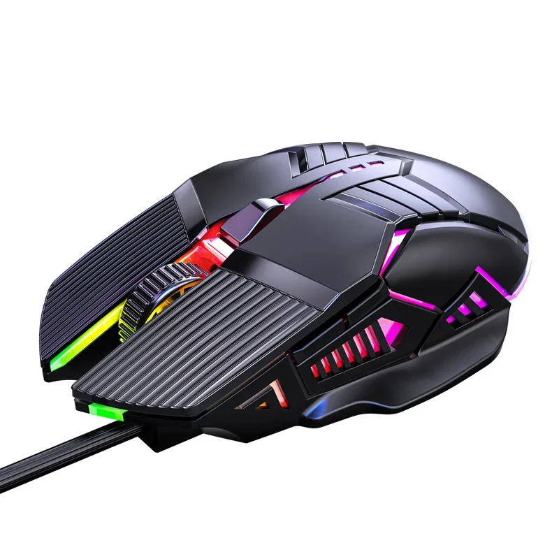 3200DPI Ergonomic Wired Gaming Mouse USB Computer Mouse Gaming RGB Mause Gamer Mouse 6 Button LED Silent Mice for PC Laptop