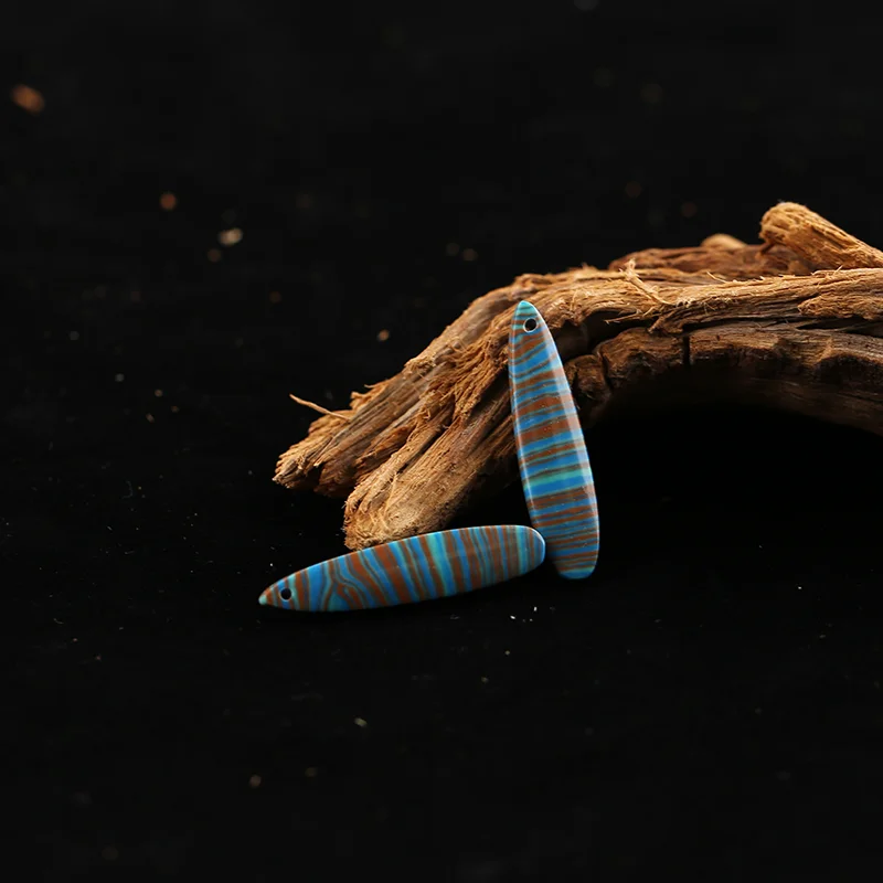 B&F Rainbow Jasper Earring Beads for Jewelry Making, Handmade Natural stones beads, Stones for jewelry Making Supplies