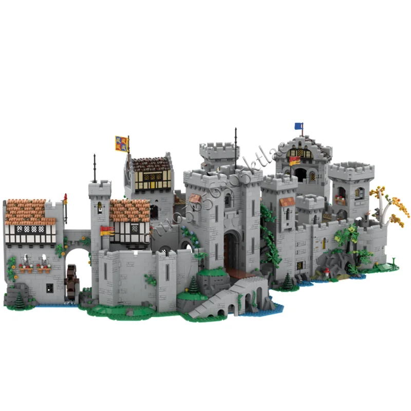 Hot Selling 5391 Parts Knight's Castle Modular Building Block Retro Architecture Model Display Toys Kids Assembly Birthday Gifts