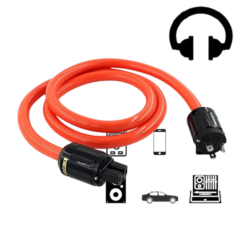 

Linn K800 Reference 5N-OCC US Power Cord with Gold-Plated NEMA 5-15P Plug (Audiophile AC Cable)​