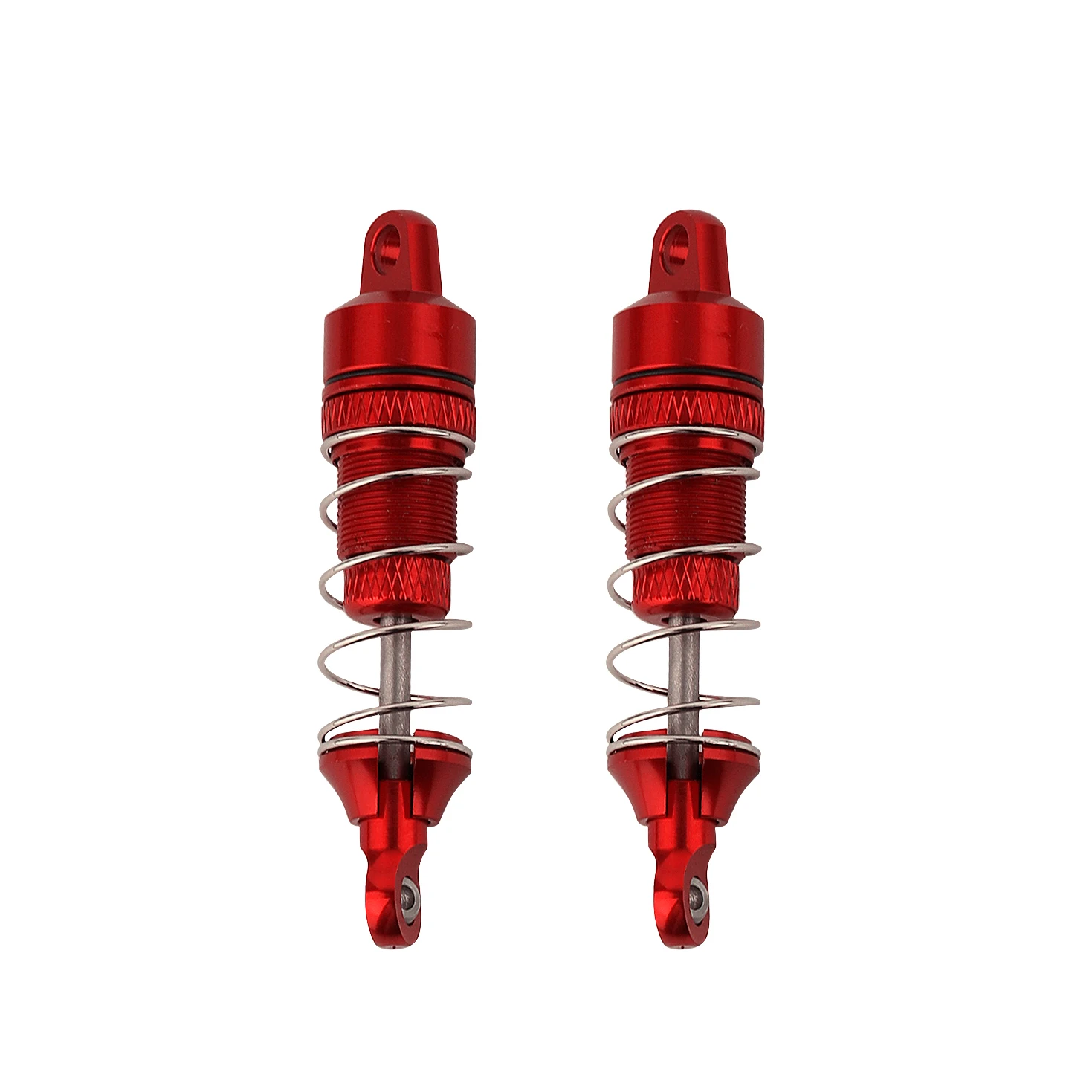 2pcs Metal Aluminum Alloy 50mm Front Shock Absorber Damping for RC LOSI 1/18 Mini-T 2.0 2WD Stadium Truck RTR Car Upgrade Parts