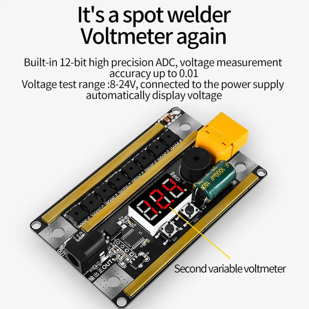 8V-24V Spot Welder DIY Kit Spots Welding Control Board Welding Machine Board Battery Spot Welding Machine 0.1-0.2mm Nickel Sheet