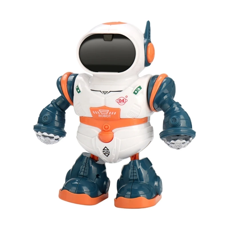 

Dancing Robot Model with Light and Sound Interactive Toy for Children