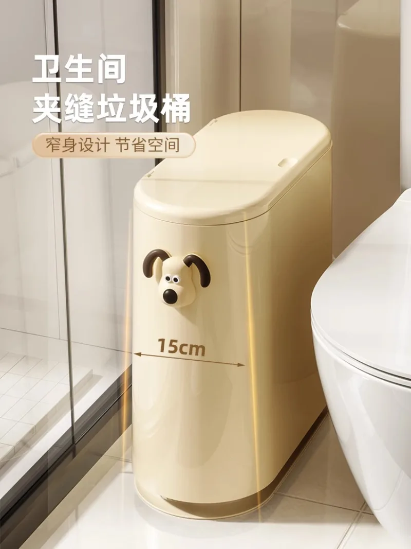 Garbage Bin Toilet Toilet Cleat Large Capacity with Cover Cover Household New Sanitary Waste Paper Special Purpose