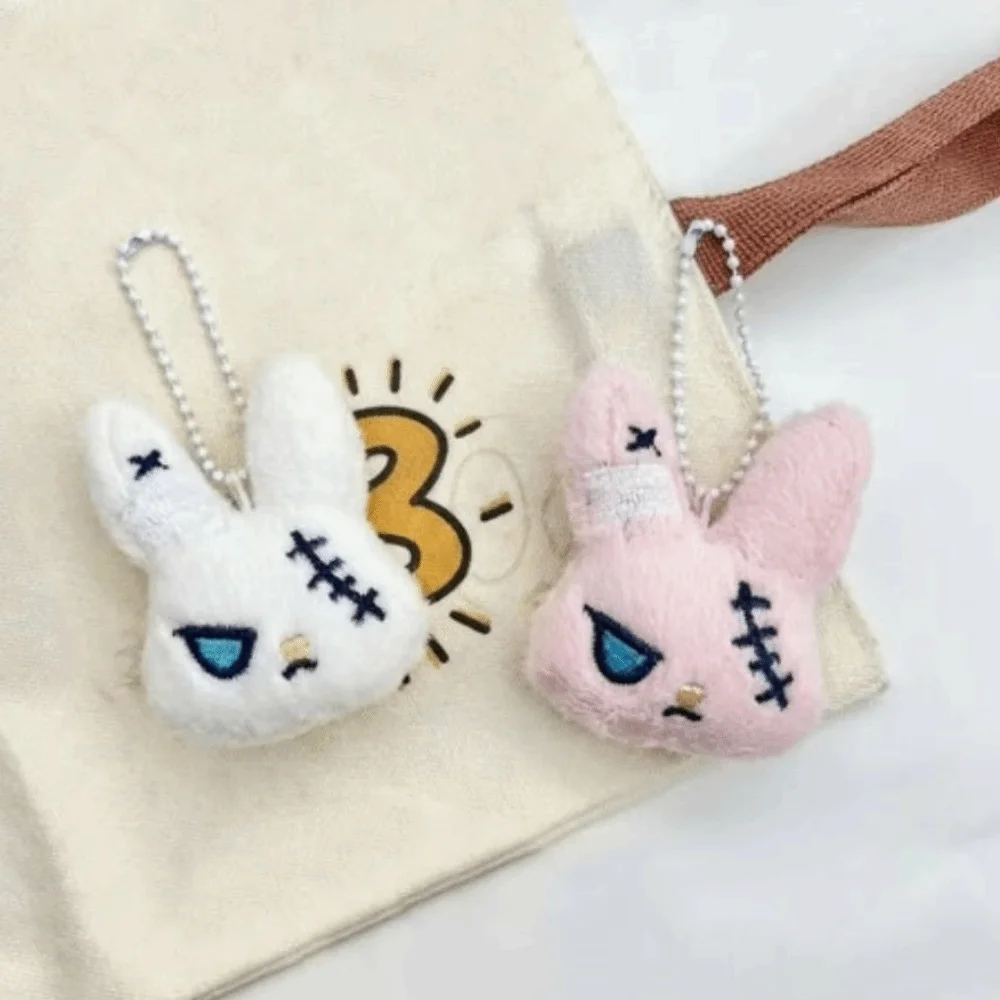New PP Cotton Bunny Pendant Bead Chain Dark Style Rabbit Charm Cartoon Appearance Cartoon Bunny Ornament Girls and Women