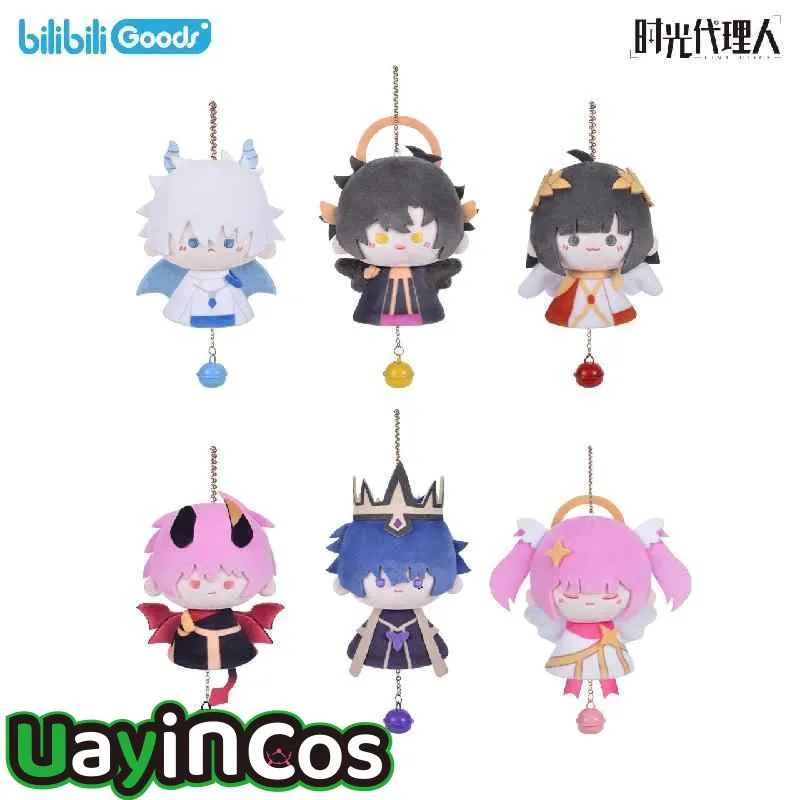 

14cm Official LINK CLICK Lu Guang Cheng Xiaoshi Qiao Ling Stuffed Plush Plushies Doll PendantClothes Keychain Bag Pendant Toy K