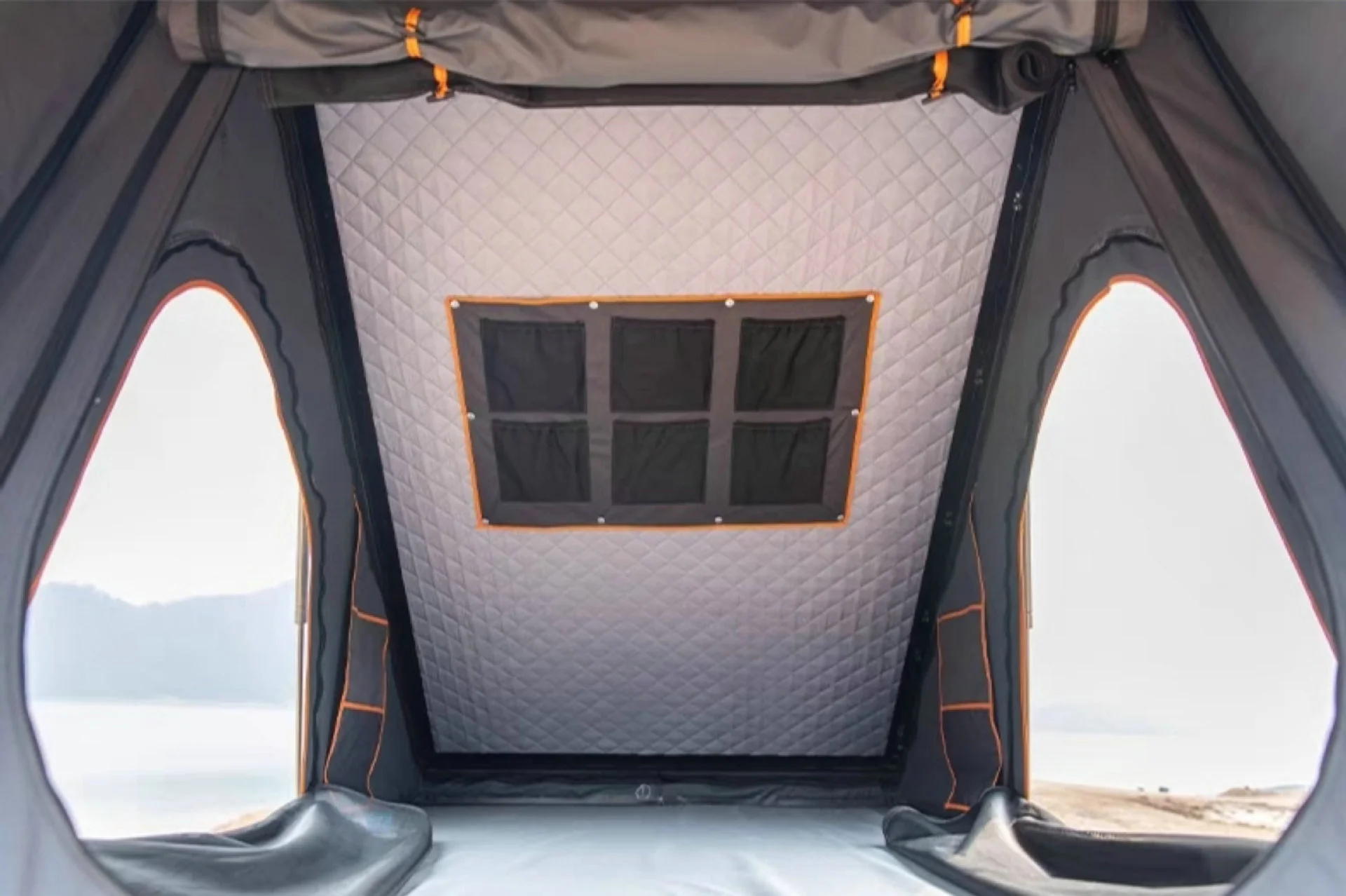 オフロード4x4車用ルーフトップテント、ハードシェル伸縮式は - Roof Top Tent Ladder Telescopic のレビューと価格