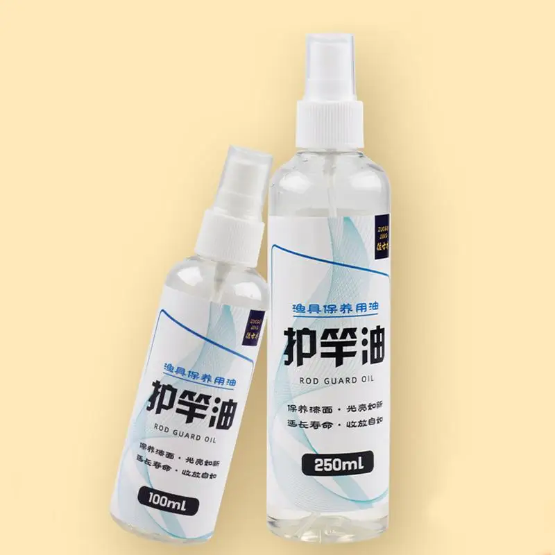 Fishing Reel Oil Spray Care Oil For Fishing Rod 250ml/100ml Fishing Rod Cleaner Care Oil For Clean Protect And Maintain Your Rod