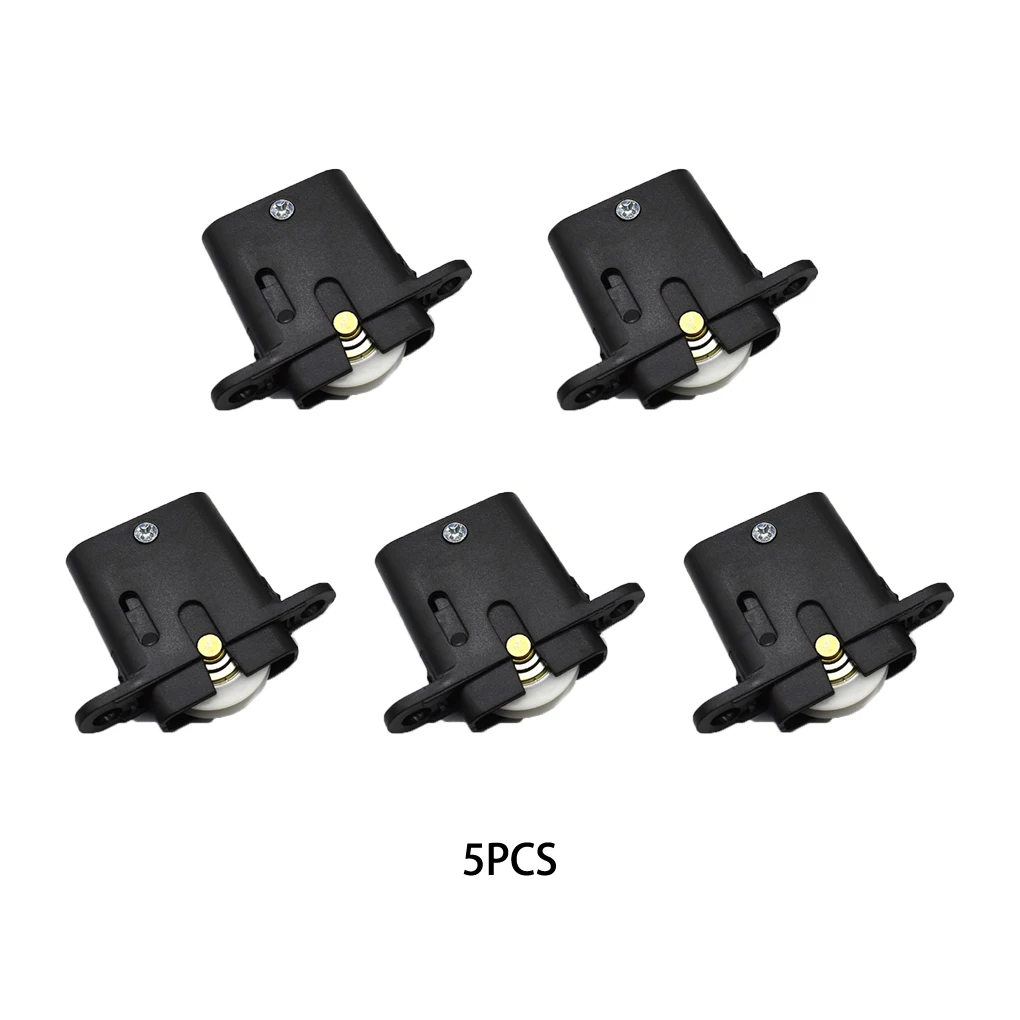 5 Pieces Sliding Door Roller Cabinet Pulley Window Wheel Rail Repair