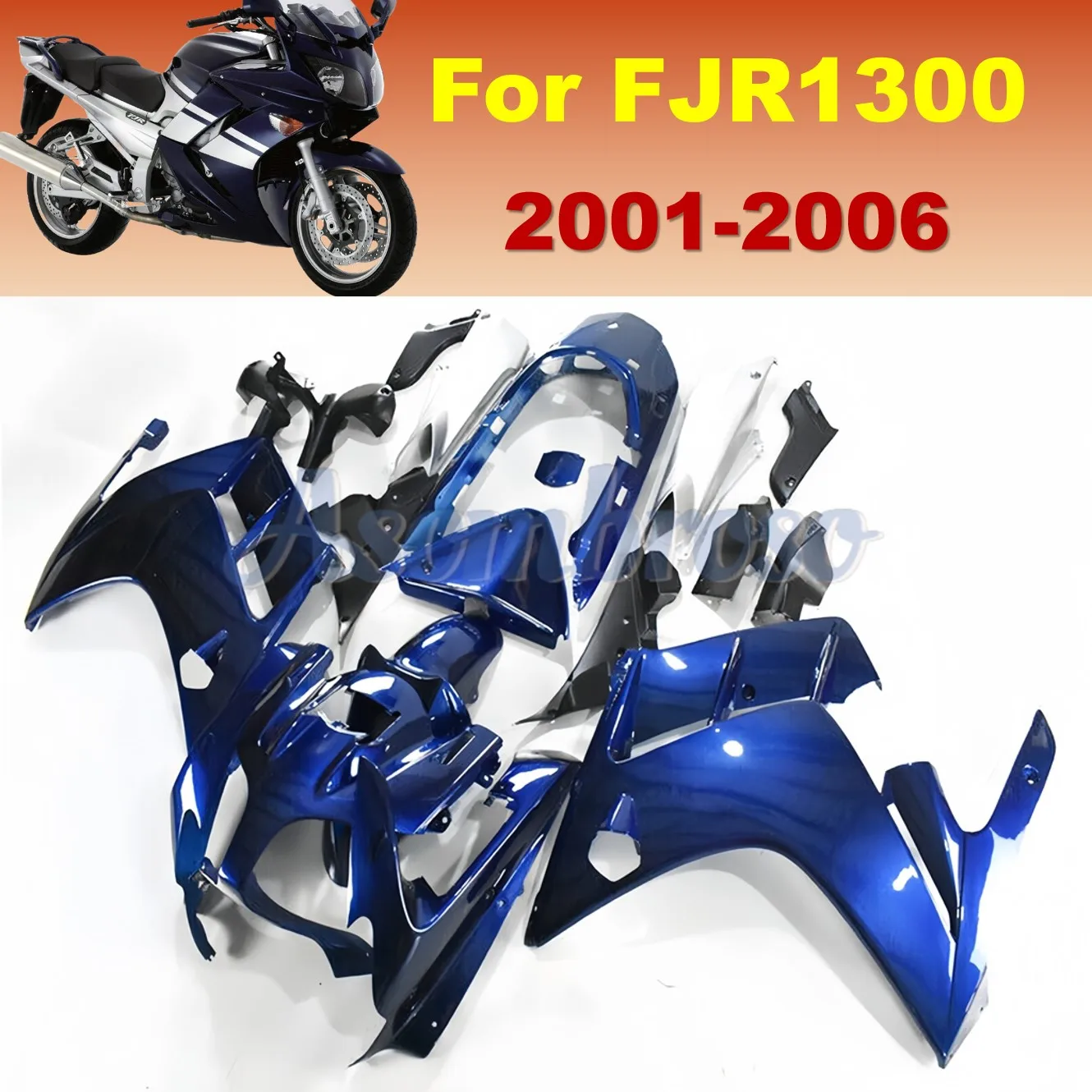 Motorcycle Parts Fairing kit fit for FJR1300 2001 2004 2006 Bodywork full blue Fairings  FJR 1300 2002 2003 2005