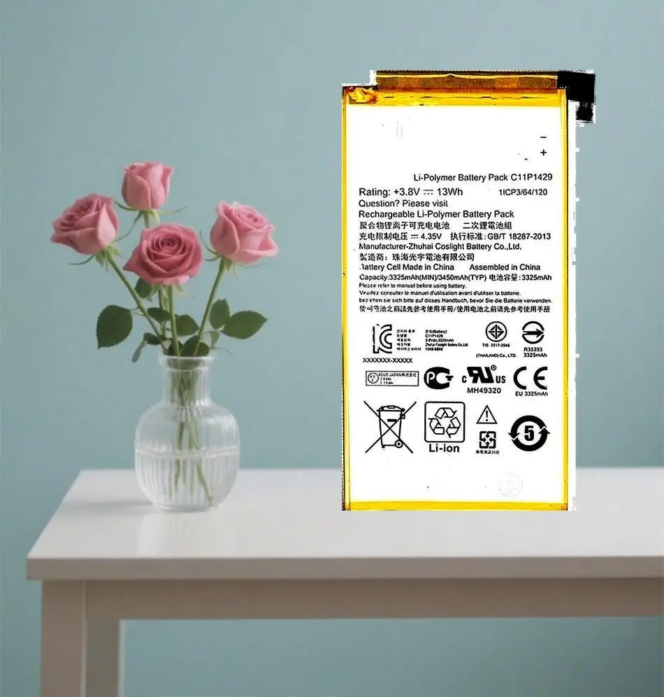 

Аккумулятор для планшета C11p1429 для Asus Zenpad C 7,0 C7.0 Z170MG Z710CG Z710C P01Z P01Y Быстрая зарядка 3450 мАч